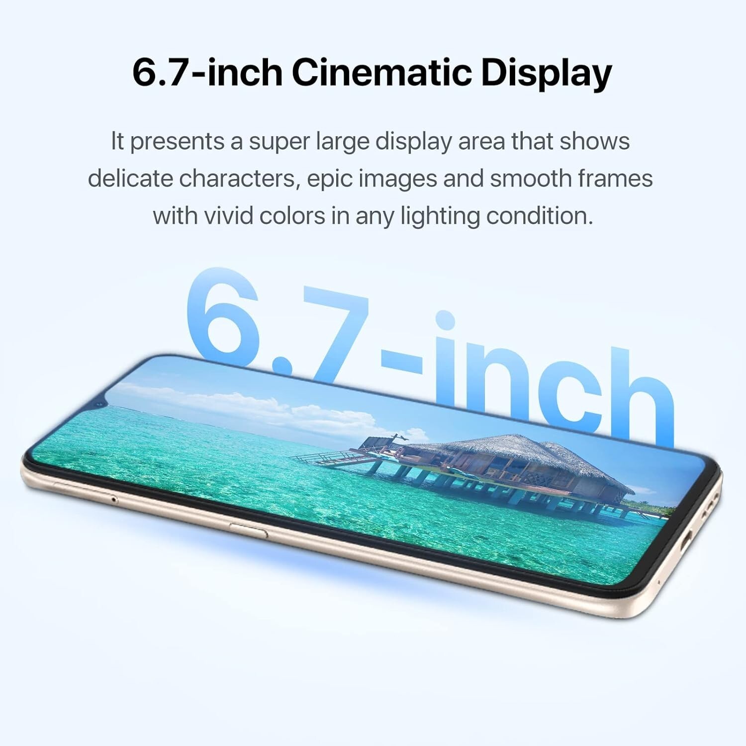UMIDIGI F3 8GB+128GB NFC 6.7inch HD Full Screen Unlocked Cell Phone