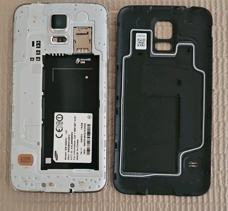 Samsung Galaxy S5 SM-G900V (Verizon) Black 16GB with Box See Pictures