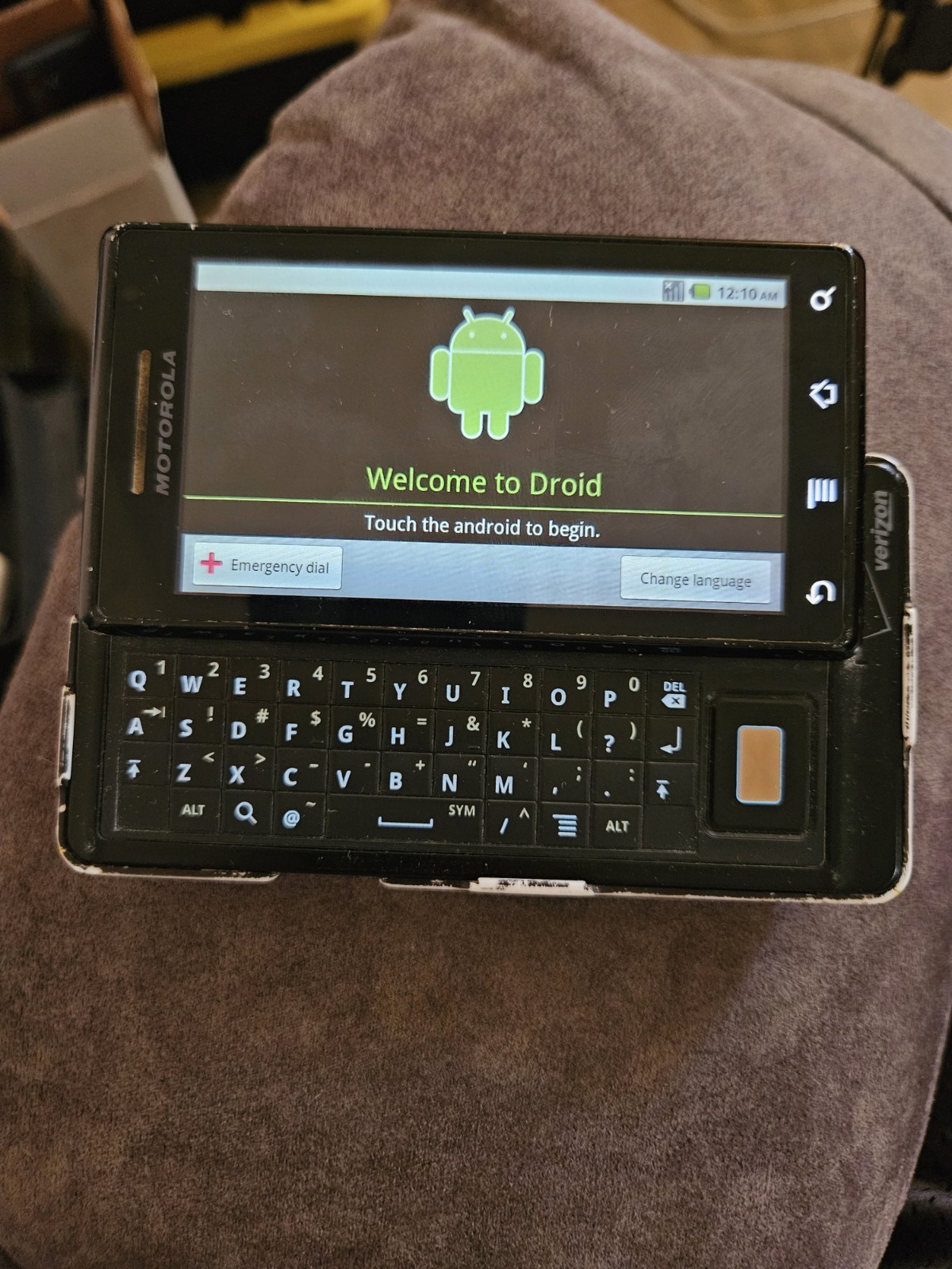 Motorola Droid OG Black Slider Android Smartphone 5MP 256MB