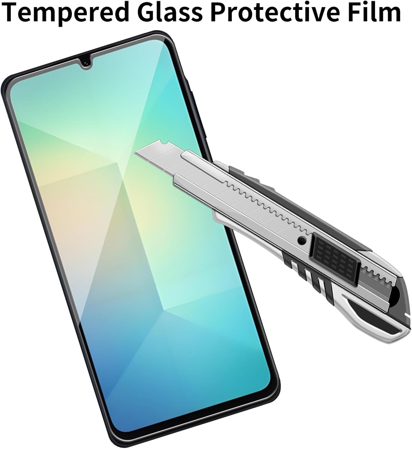 4 Pack Glass Screen Protector for Samsung Galaxy A06 / SM-A065F A065F/DS, A065M
