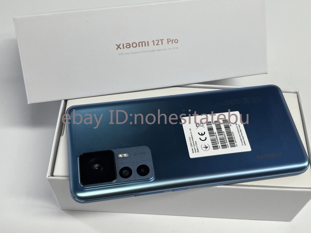 Unlocked Xiaomi 12T Pro 5G Dual SIM 12+256GB 200MP 6.67″ Original Phone 5000mAh