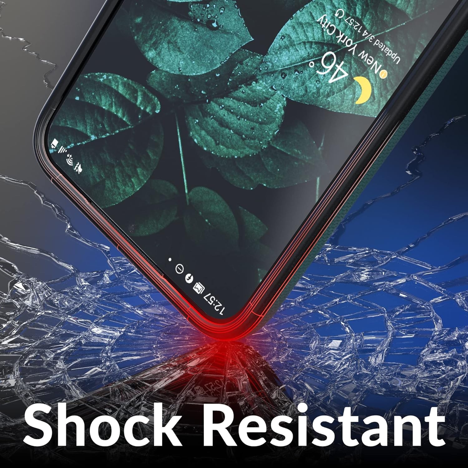 Samsung Galaxy S23 Plus Case, Shockproof Dual Layer Protection – Forest Green