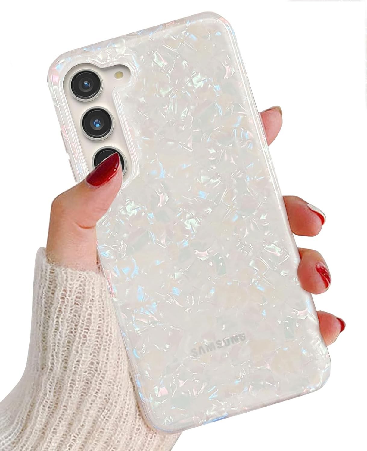 1. For Galaxy S23 5G 6.1-inch Luxury Sparkle Glitter Clear Colorful Case 2. Fo
