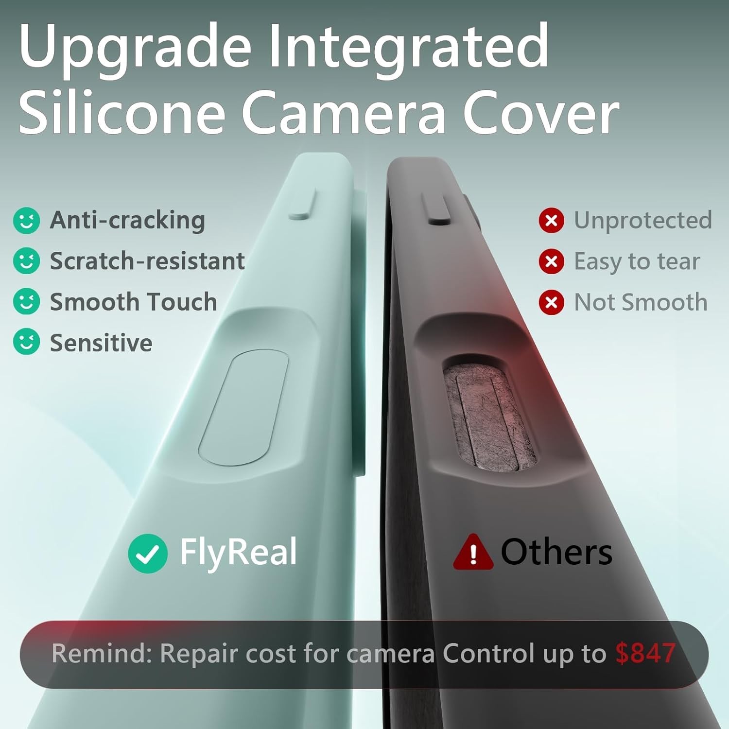 Magnetic for iPhone 16 Pro Max Case, Integrated Silicone Camera Control Button,