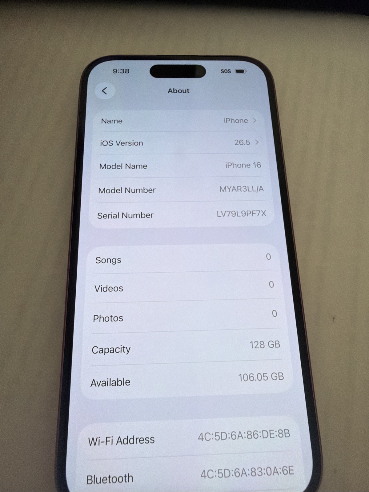 iPhone 16 – 128GB Storage – (Unlocked) Read Description