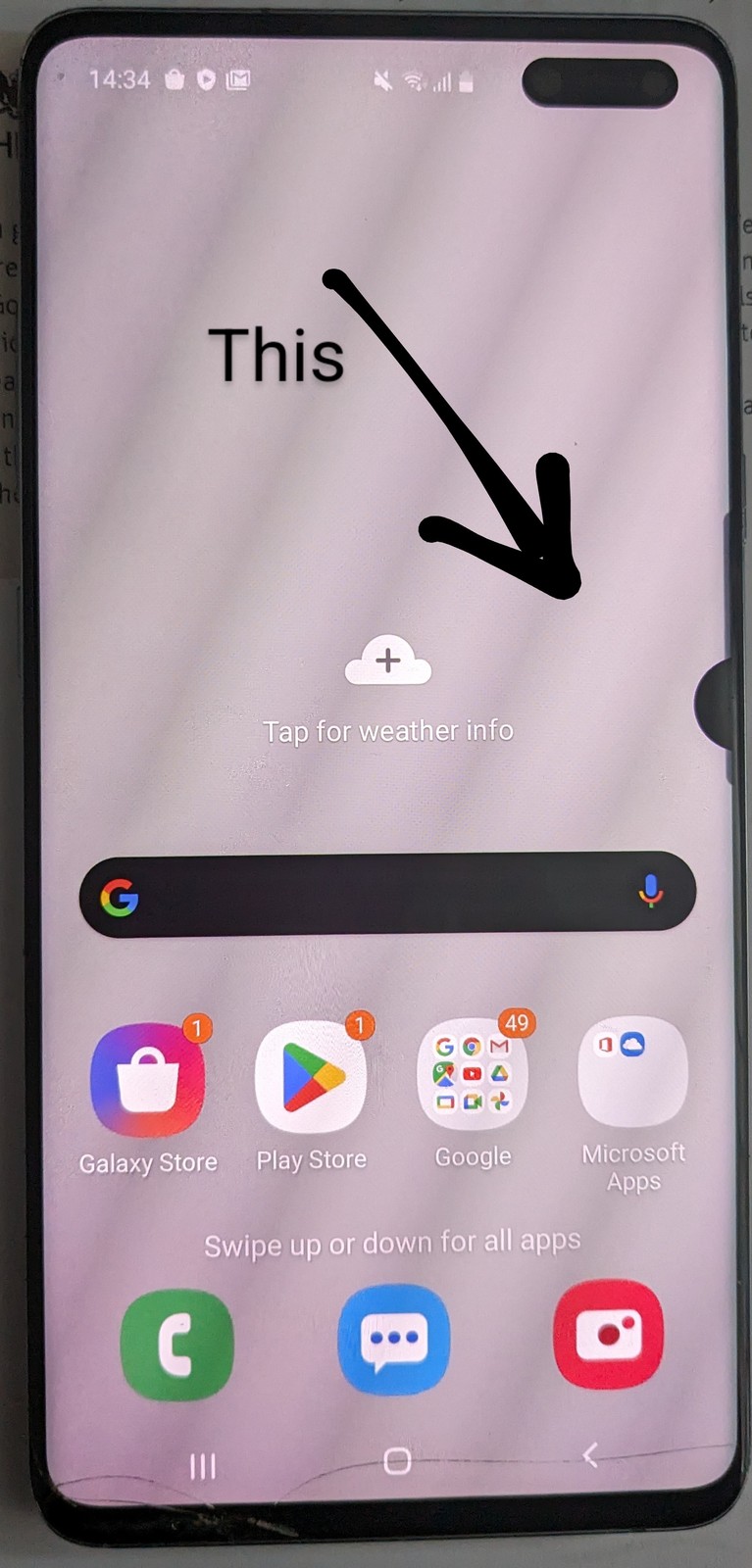 Samsung Galaxy S10e 128GB Unlocked 4G LTE Smartphone 5.8″ Black G970, LCD SPOTS