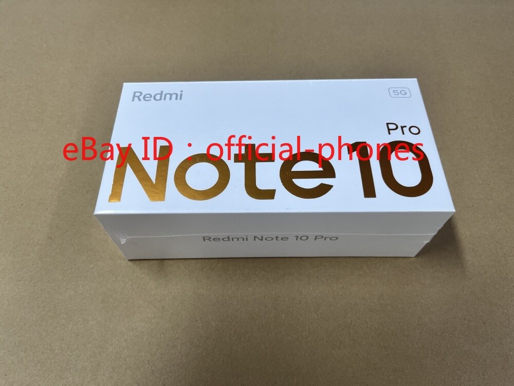 Xiaomi Redmi Note 10 Pro 5G 6/128GB 6.6″ 64MP Octa-core Unlocked New Unopened