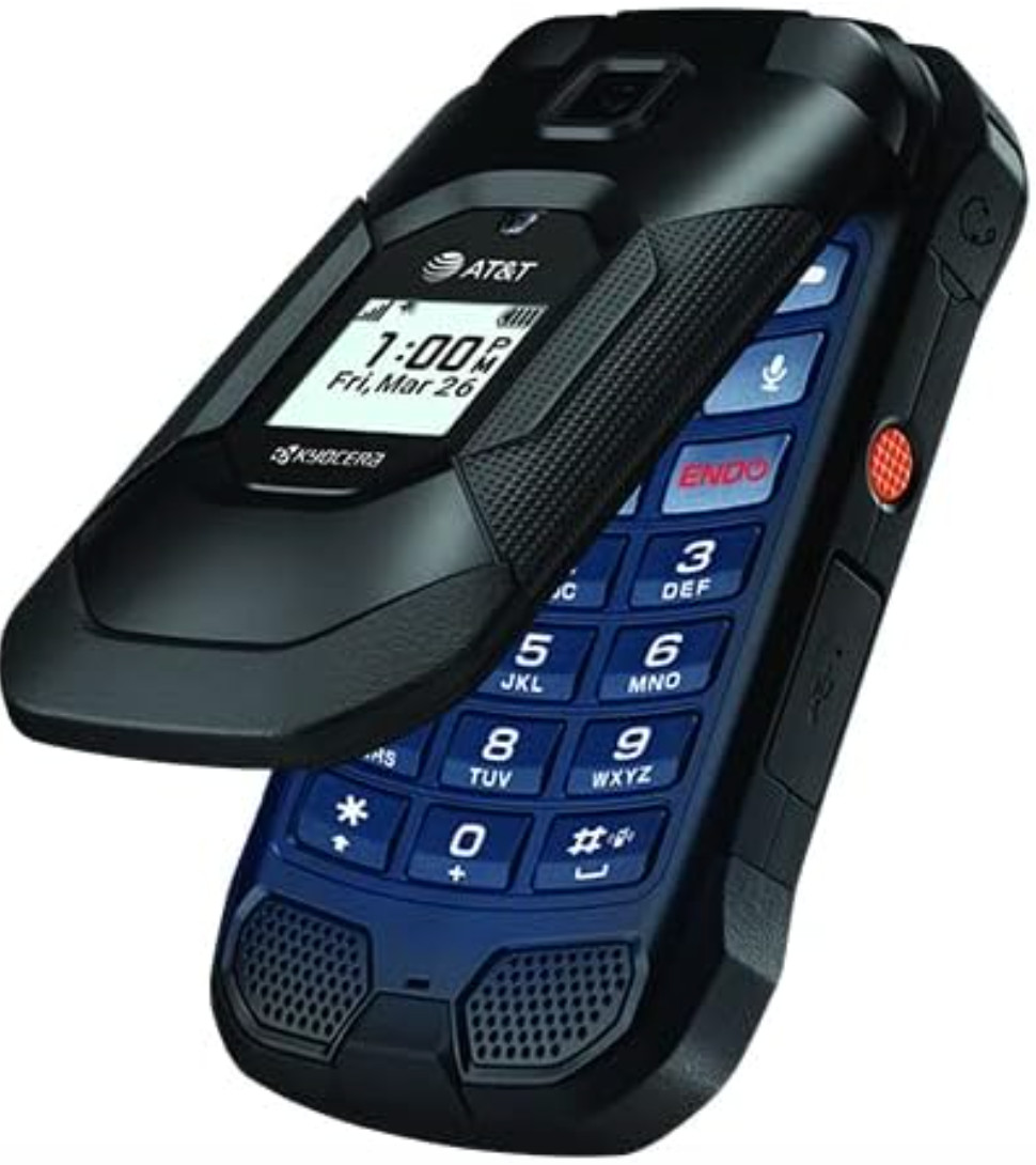 Kyocera DuraXE Epic – 16 GB – Black (AT&T) No Battery