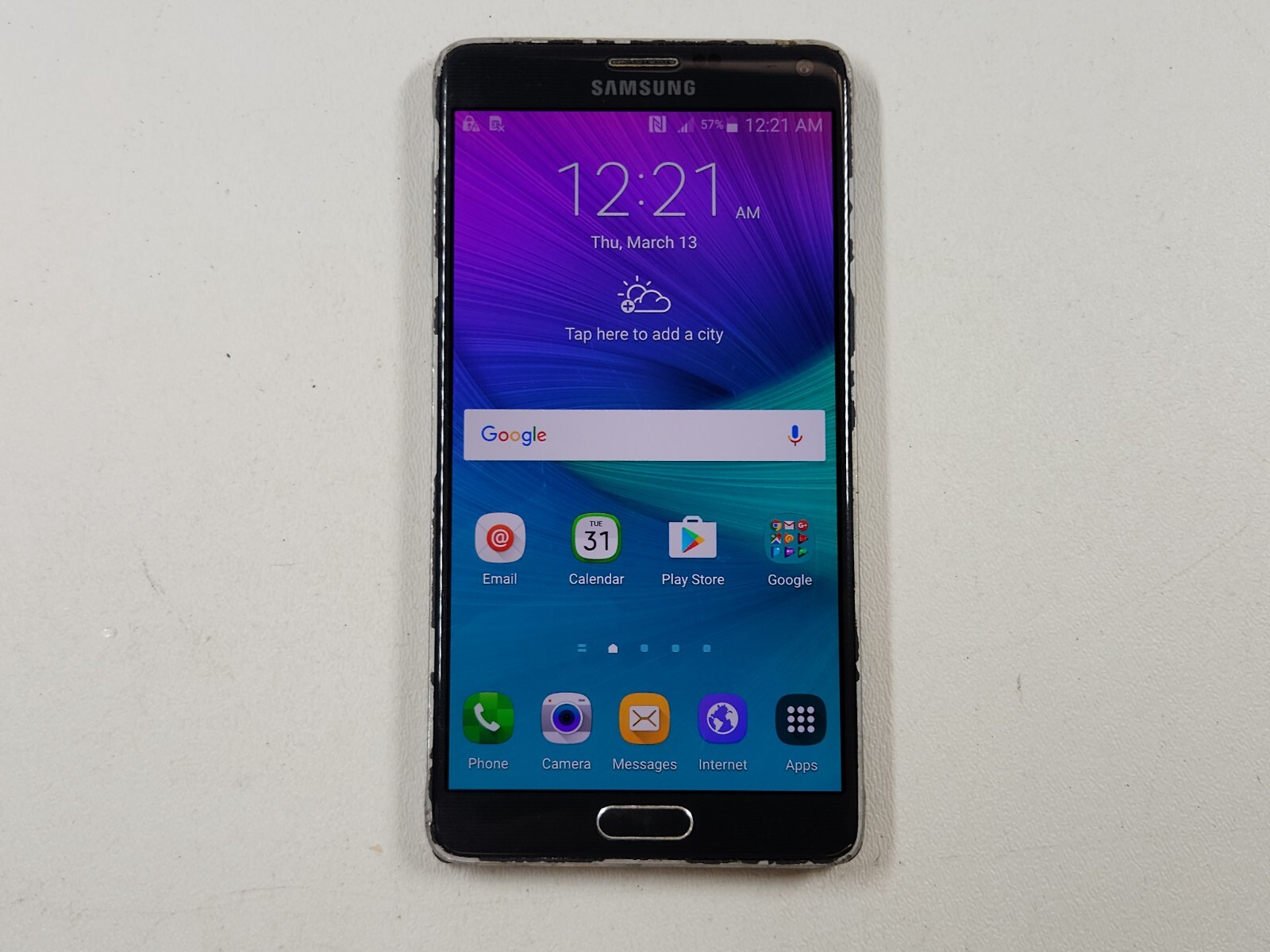 Samsung Galaxy Note 4 (SM-N910A) 32GB – Black (AT&T) (GSM) – Clean IMEI – Q2680