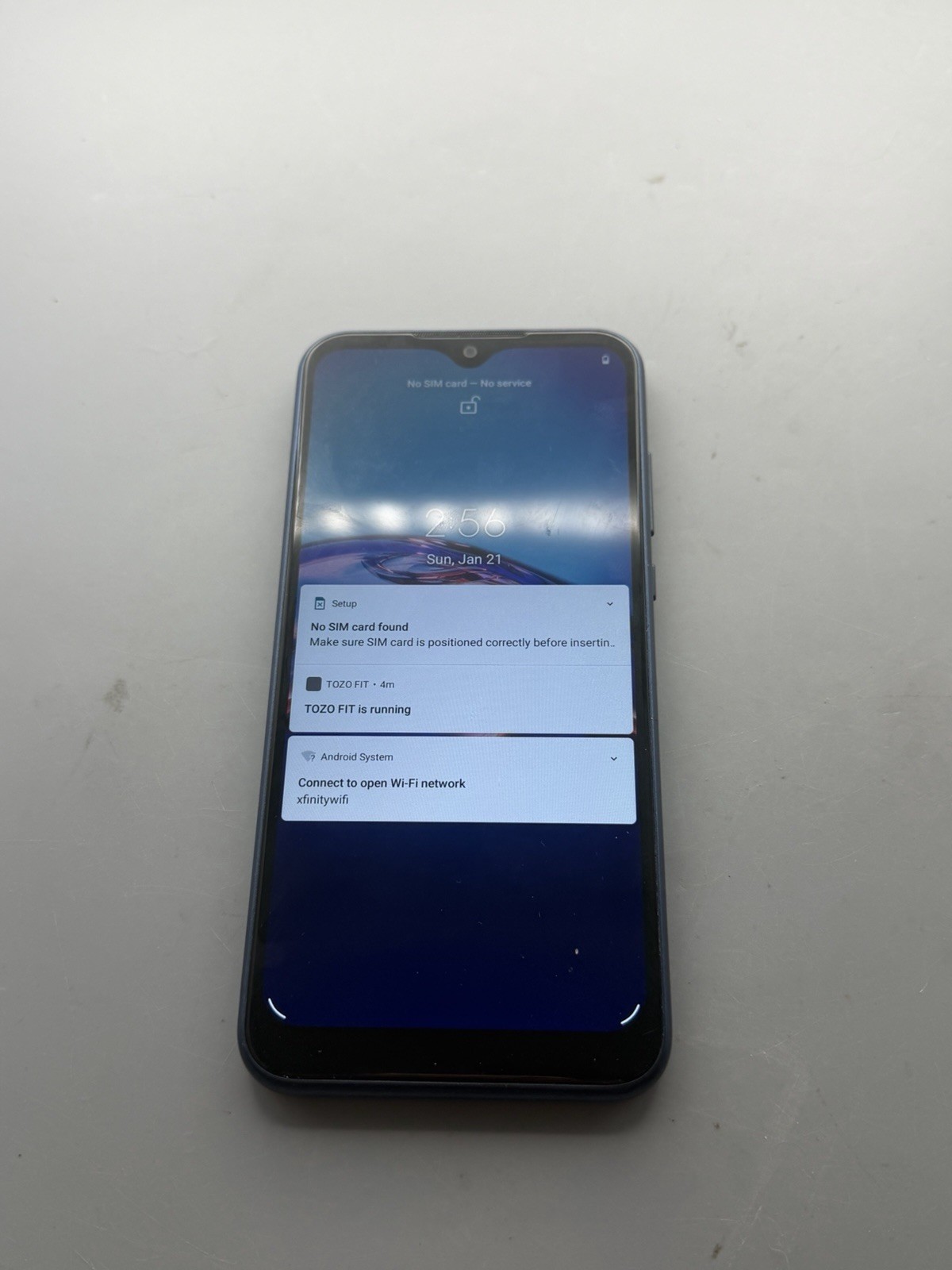 Motorola Moto E XT2052DL Tracfone 32GB Blue Good Shape