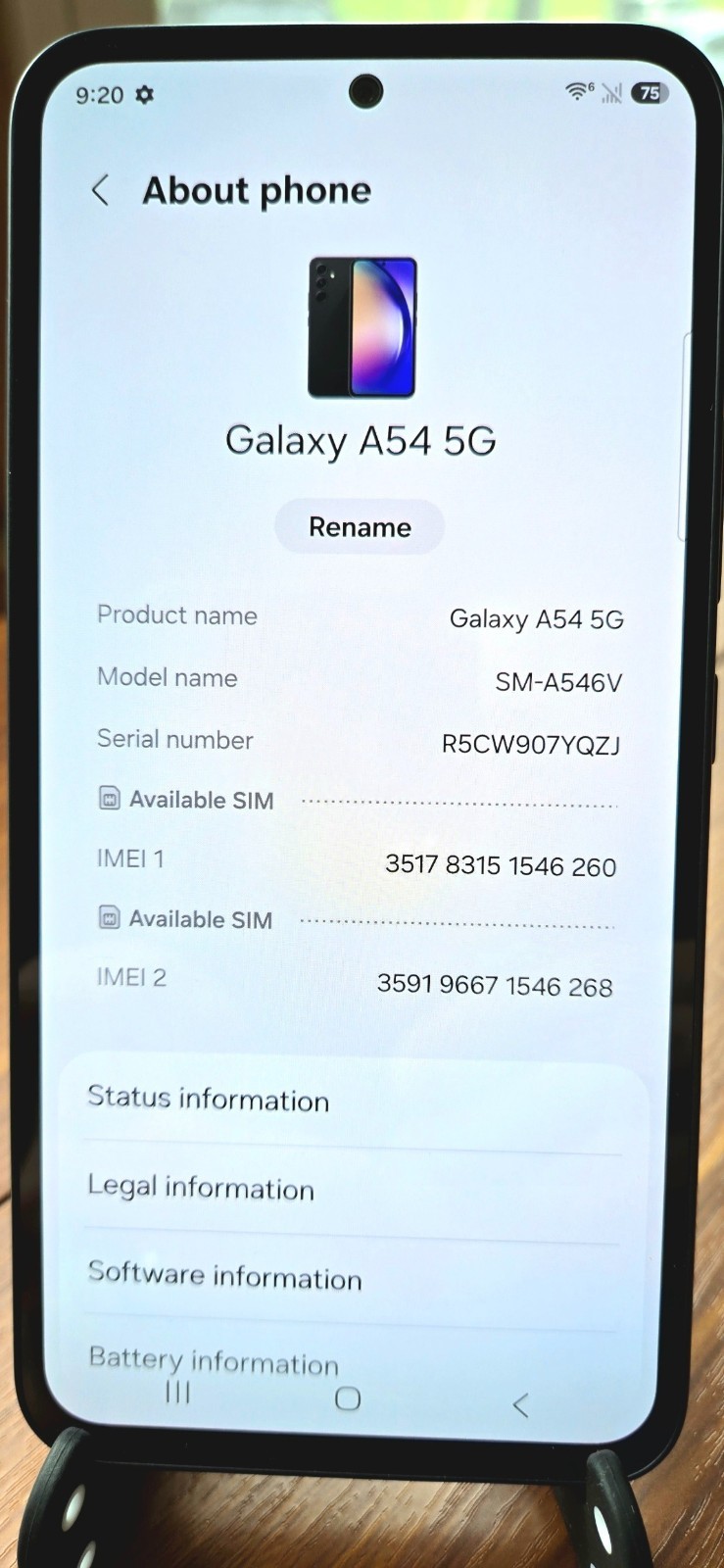 Samsung Galaxy A54 Excellent Condition Cell Phone (Verizon – Unlocked)