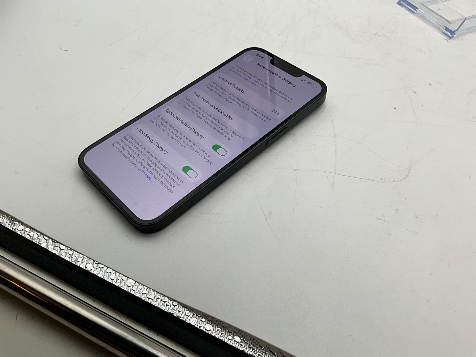 Apple iPhone 14 Midnight Blue 128GB LOCKED A2649 MPUA3LL/A M4G4QJF93W