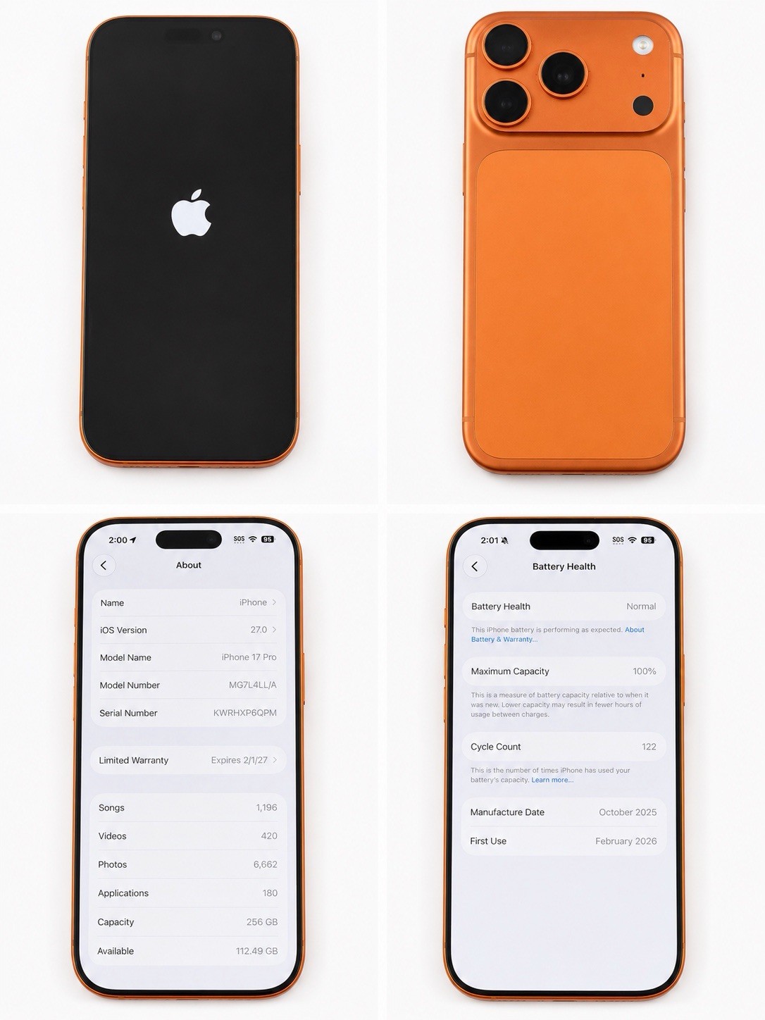 Apple iPhone 17 Pro 256 GB Cosmic Orange (Xfinity)