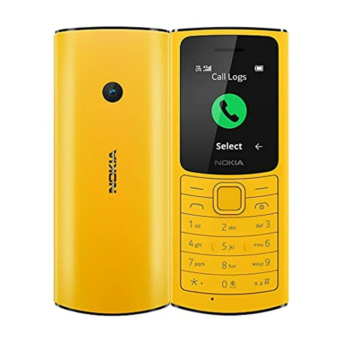 Nokia 110 4G Mobile Phone SIM-Free Unlocked Dual SIM FM Radio SD Card Slot
