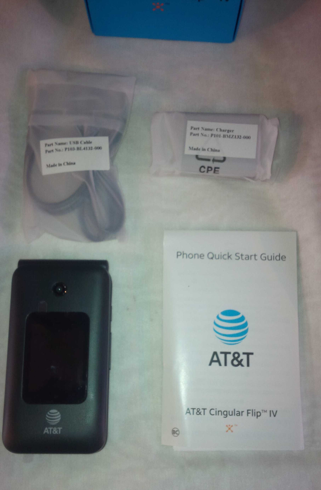 Brand New AT&T CINGULAR FLIP IV FLIP 4 U102AA 4G FLIP SMARTFLIP PHONE