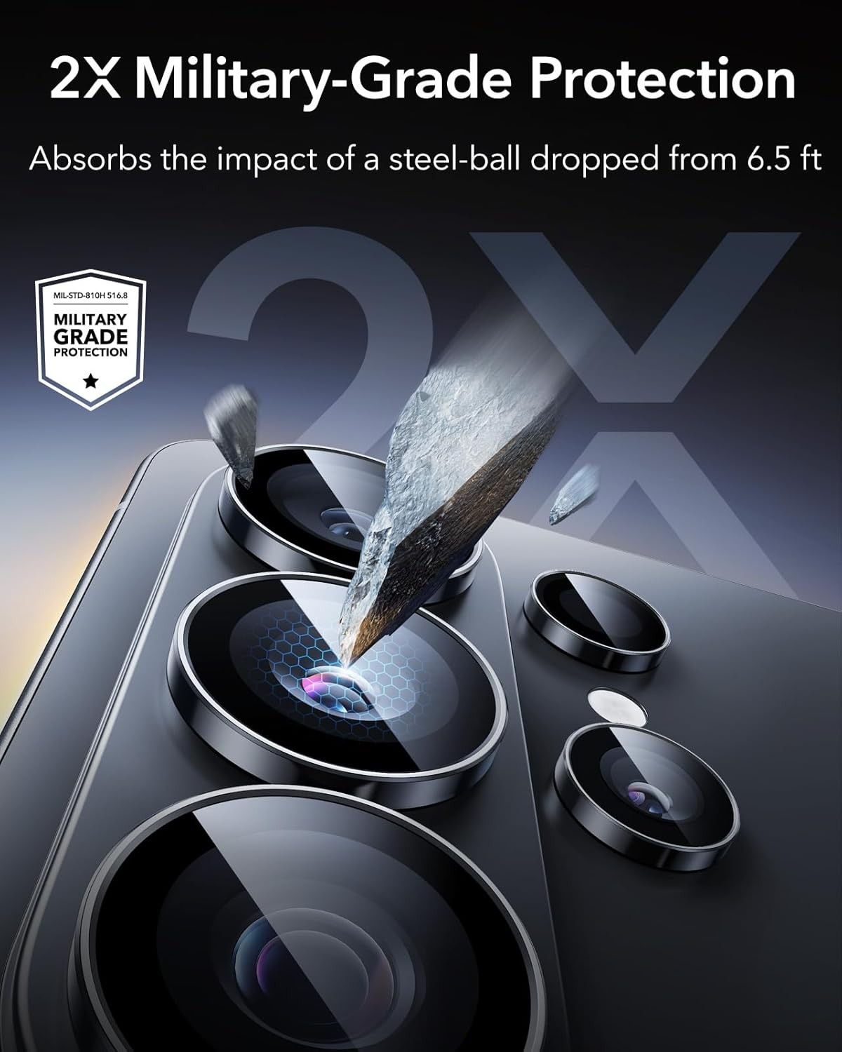 Camera Lens Protector for Samsung Galaxy S24 Ultra, Scratch-Resistant, Case Frie