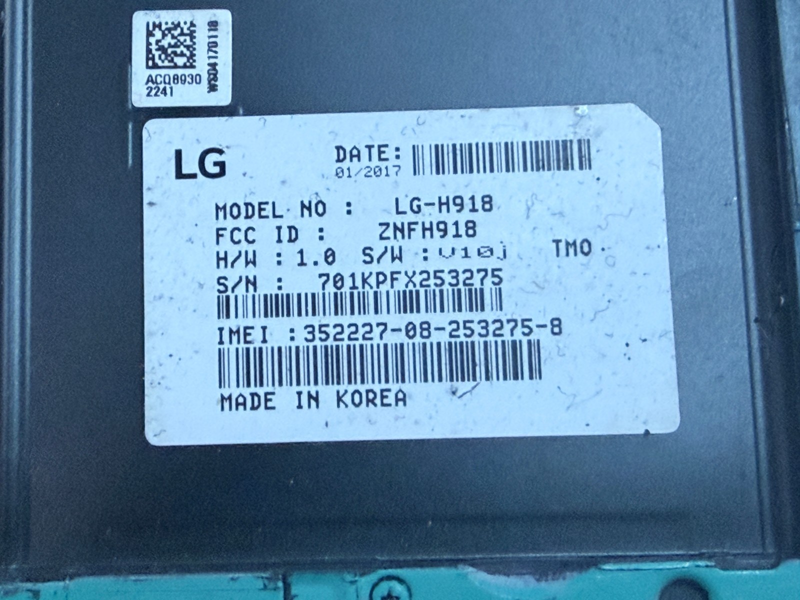 UNLOCKED T-Mobile H918 LG V20 4G LTE 5.7″ 64GB Smart Phone + TELLO Lyca *READ