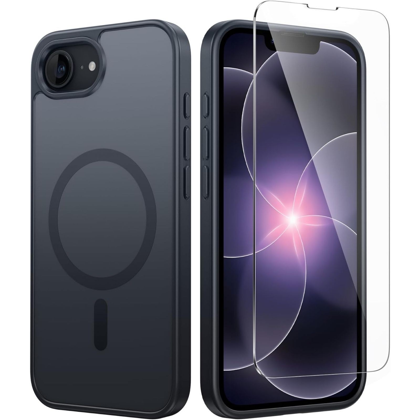iPhone 17e Magnetic Case: iPhone 16e Cases Matte Textured Military Grade Drop Pr