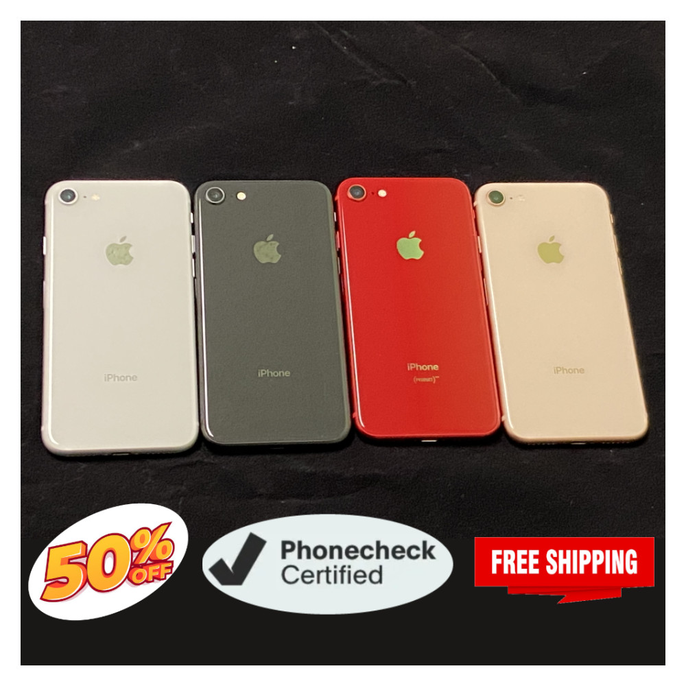 Apple iPhone 8 128GB 64GB CDMA/GSM Unlocked Att Verizon A1905/A1863 iOS 4G