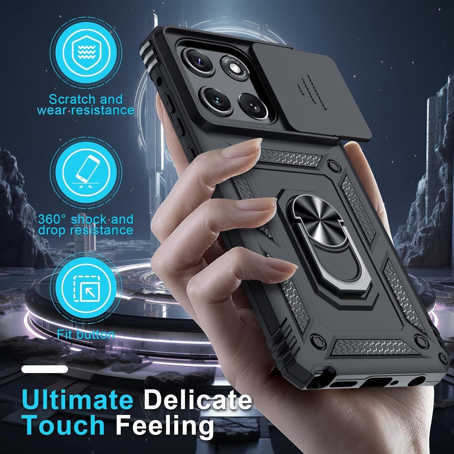 For Motorola Moto G Stylus 2025 Case Heavy Duty Rugged Shockproof Military Grade