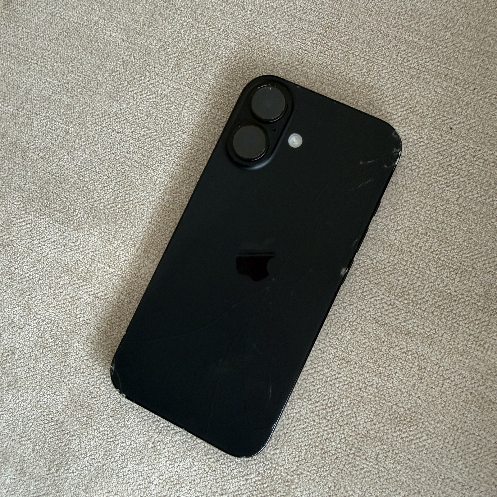 Apple iPhone 16 128GB Black T-Mobile Network Locked 48MP iOS Smartphone