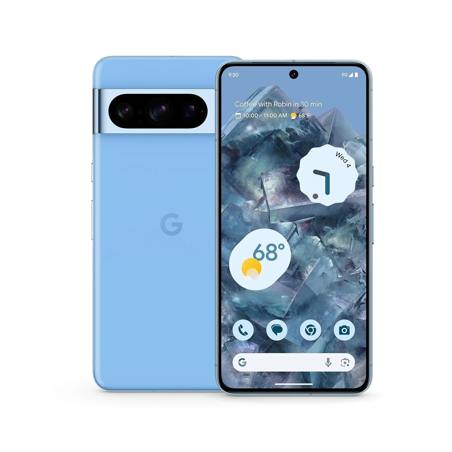 Google Pixel 8 Pro 128GB Unlocked GSM CDMA In-Box Obsidian Blue Porcelain