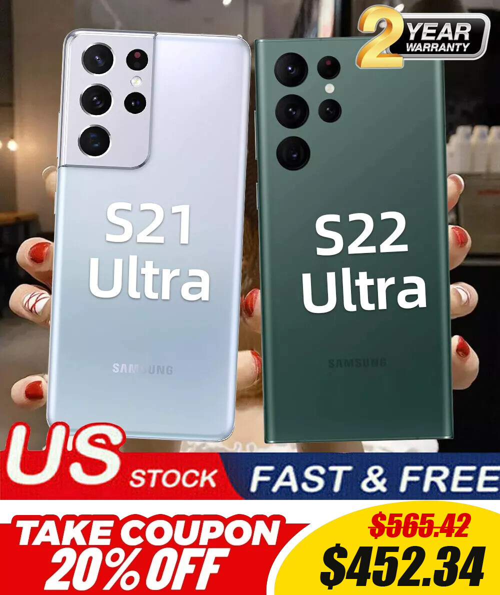NEW & Samsung Galaxy S22 Ultra S21 Ultra 5g Factory Unlocked GSM+CDMA l