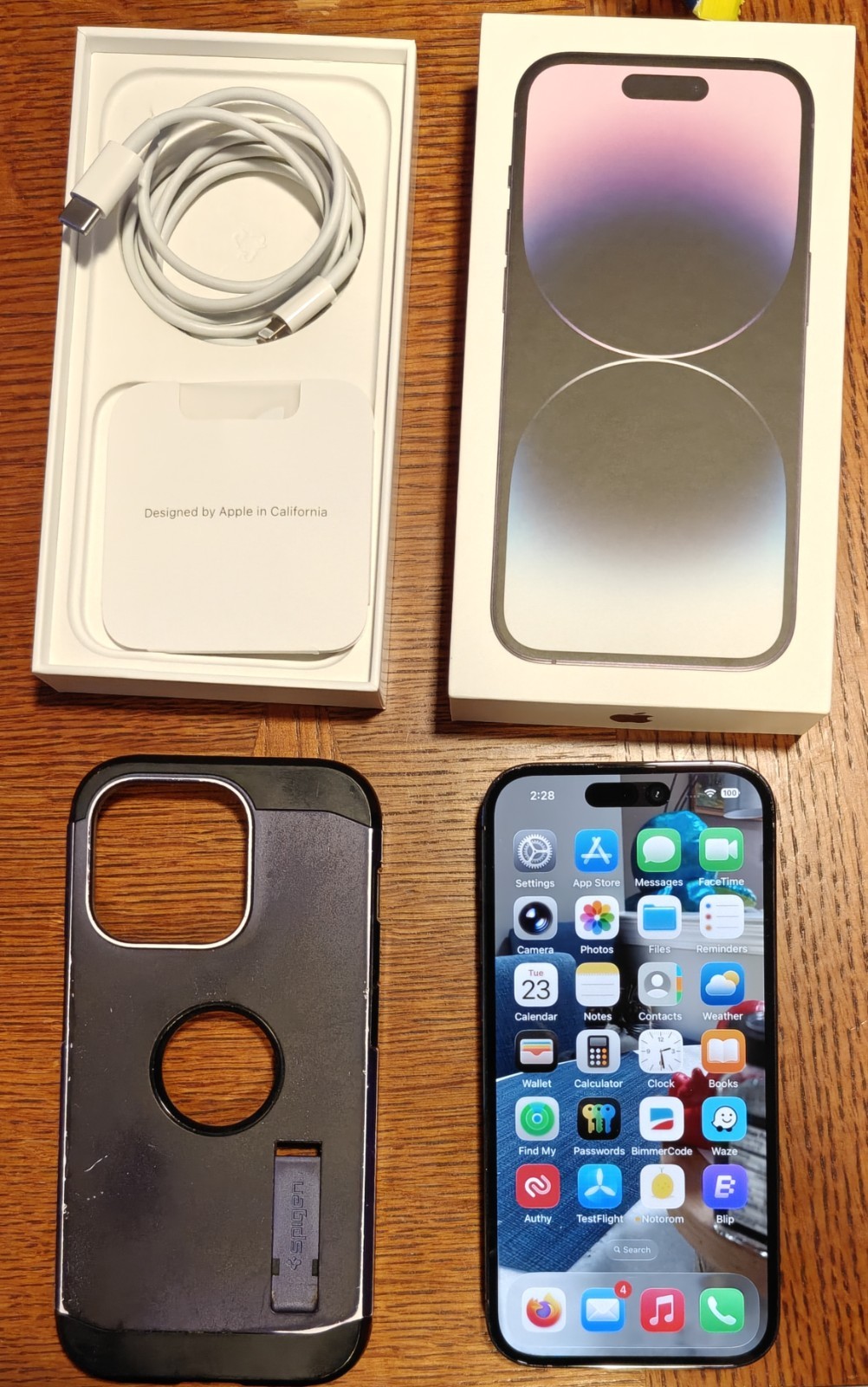 Apple iPhone 14 Pro 256 GB Deep Purple Unlocked Excellent Condition