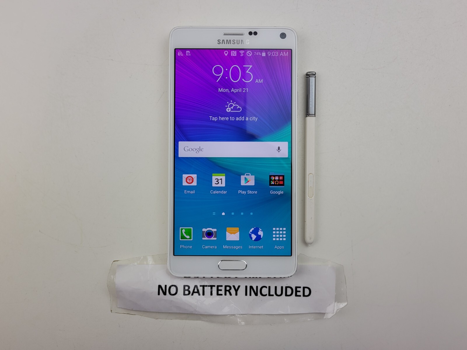 Samsung Galaxy Note 4 (SM-N910A) 32GB (AT&T) Smartphone – Clean IMEI – J9403