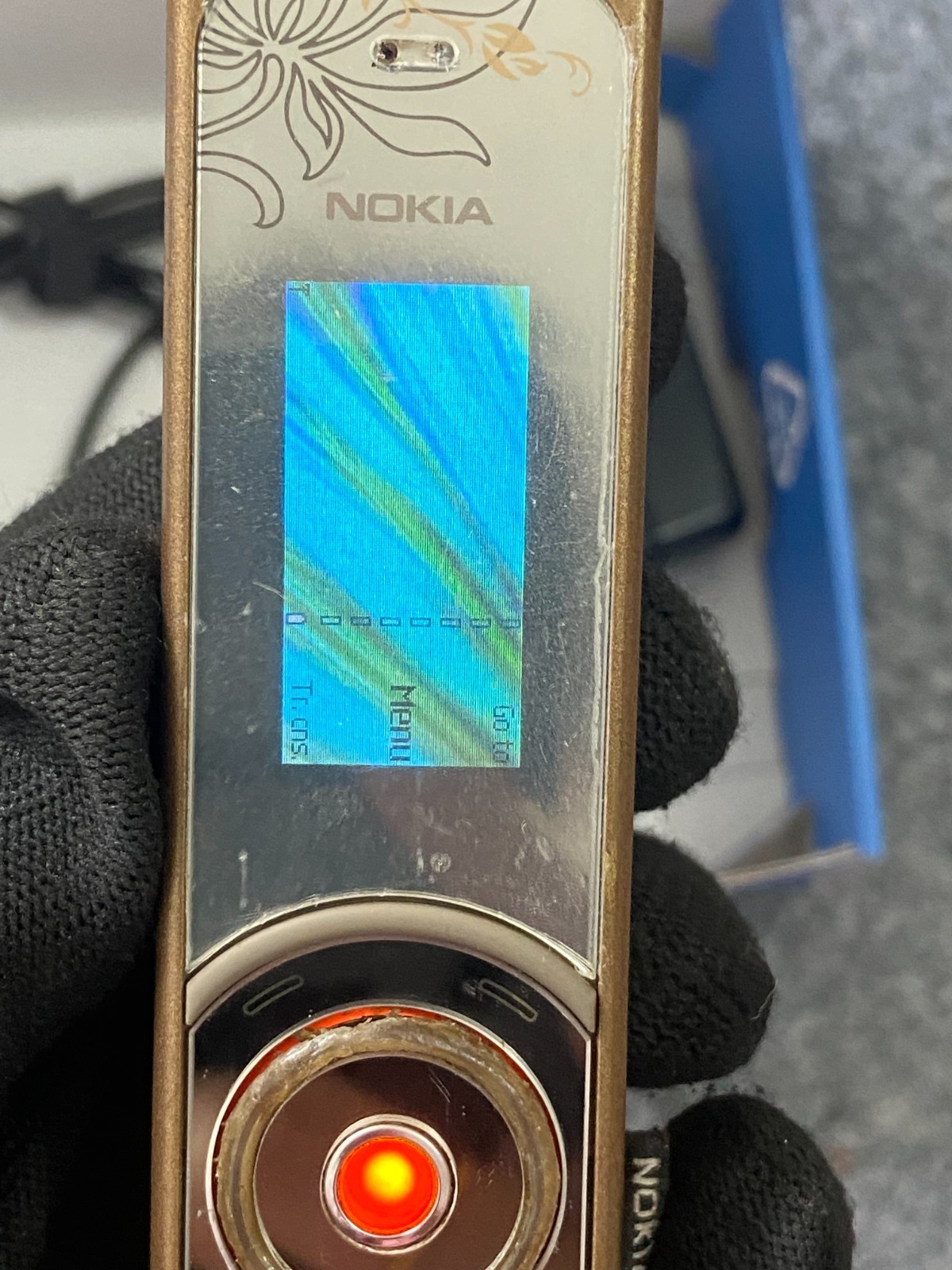 Nokia 7380 Unlocked CAMERA Bluetooth Radio LIPSTICK PHONE For Collectors