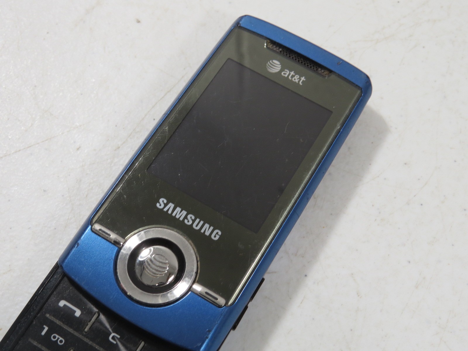 Samsung SGH-A777 GSM Blue Bluetooth 1.3MP 2.3″ Screen AT&T Slider Phone Manual