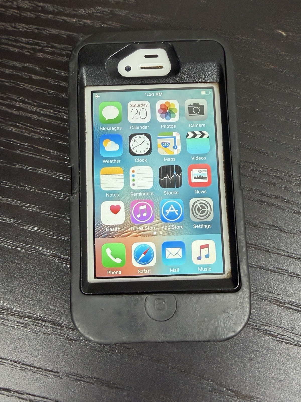 Apple iPhone 4s 16GB Black AT&T A1387 iOS 9.3.6 GRADE B FULLY FUNCTIONAL