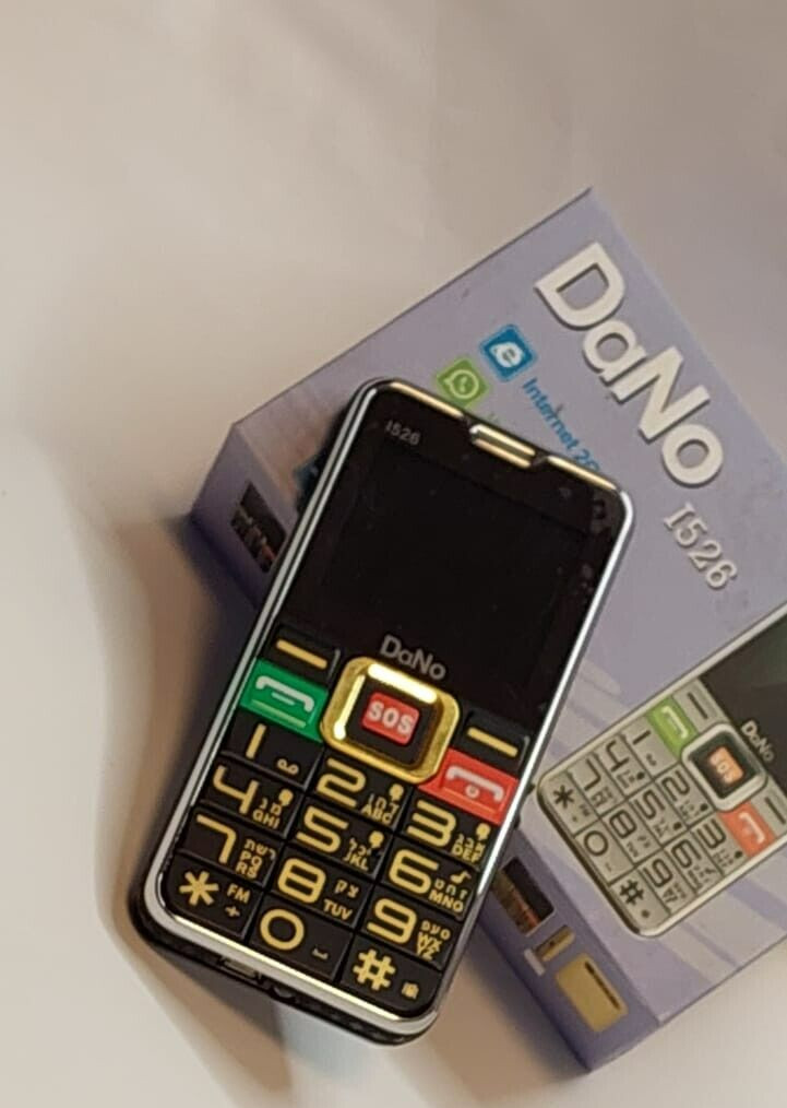 2G Unlocked Large SOS Bottom Mobile Dual SIM GOLD Black GSM 900/1800Mhz I526 set