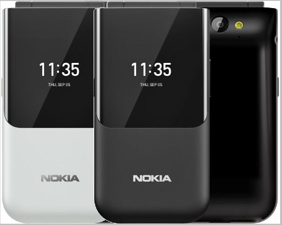 Nokia 2720 Flip (2019) 4G LTE Dual SIM Original 4GB 512MB 2MP Cell Phone