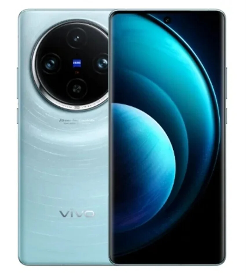 VIVO X100 5G Unlocked 256GB 6.78in MediaTek Dimensity 9300 64MP White Black