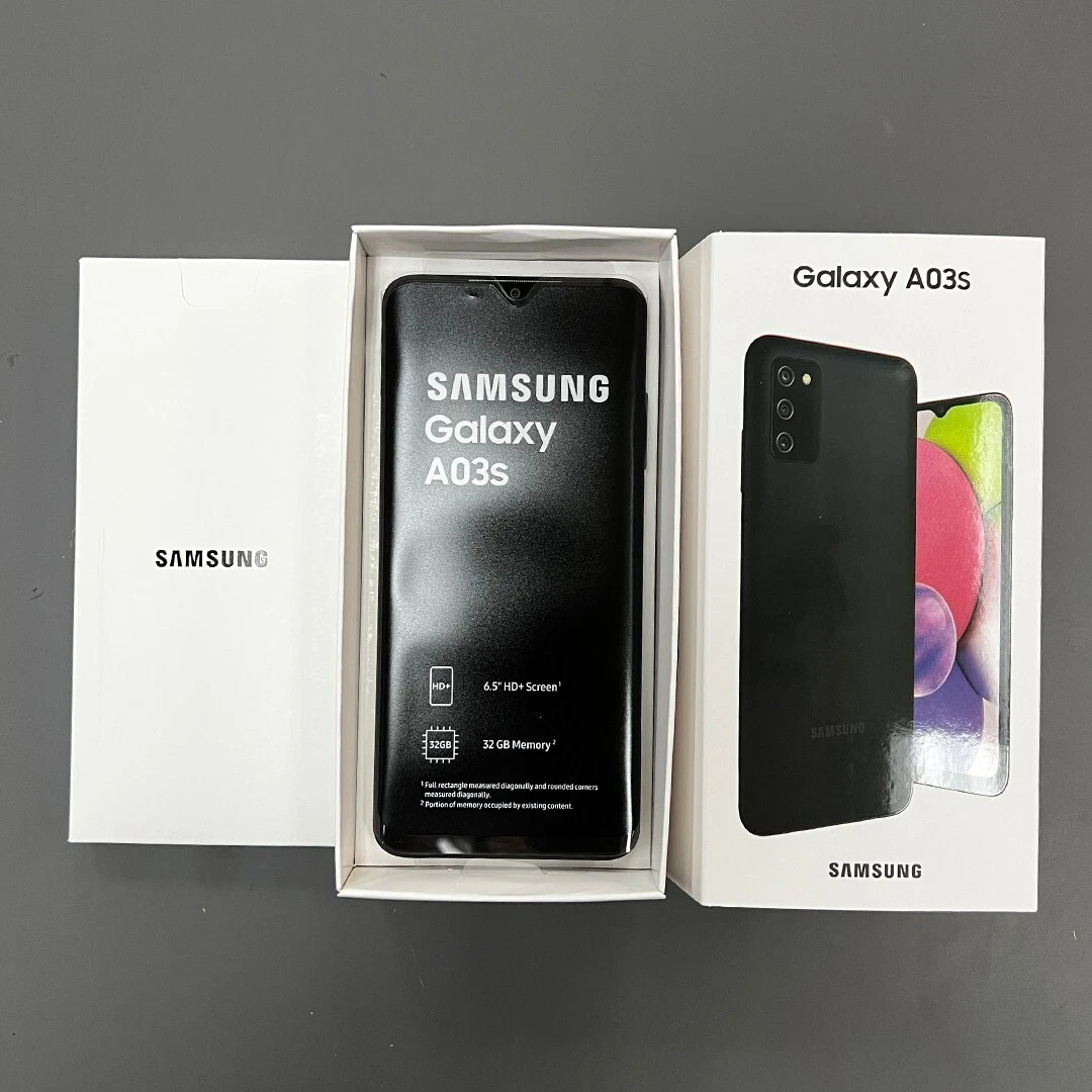 NEW Samsung Galaxy A03s 32GB GSM/CDMA Unlocked Android Smartphone – Black
