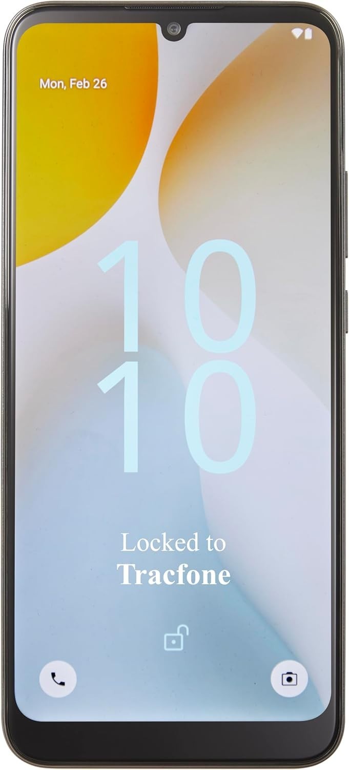 Blu View 5 Pro B170D 64GB 4GB TracFone Locked Black Very Good Condition