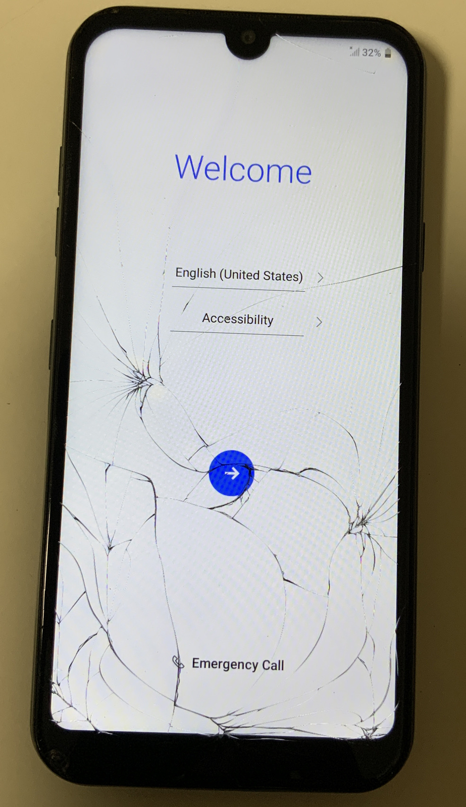 🌐 TracFone – LG K31 Rebel Prepaid 👉FOR PARTS/REPAIR👈 Broken Screen