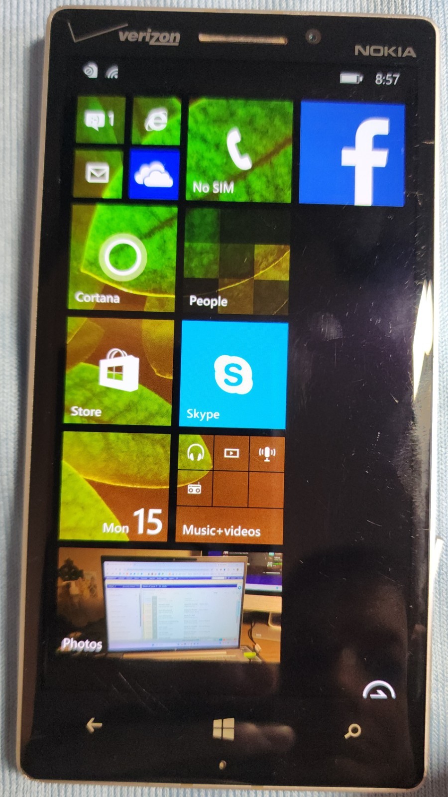 ​Nokia Lumia 929 Icon White 32GB (Verizon) Windows 8.1 – Loaded with 3000+ Songs