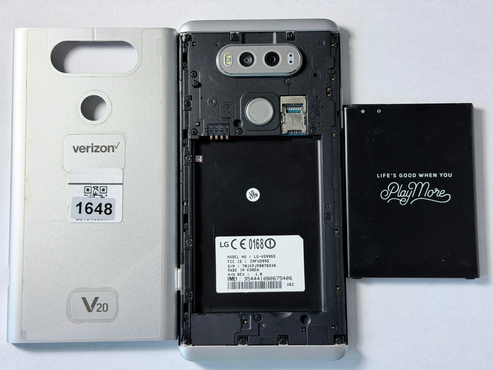UNLOCKED Verizon LG V20 VS995 4G LTE 5.7″ 64GB Smart Phone * T-Mobile *READ