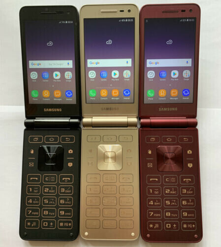 Samsung Galaxy Folder2 SM-G1650 16GB Dual SIM 4G Unlocked Flip Phone New Sealed
