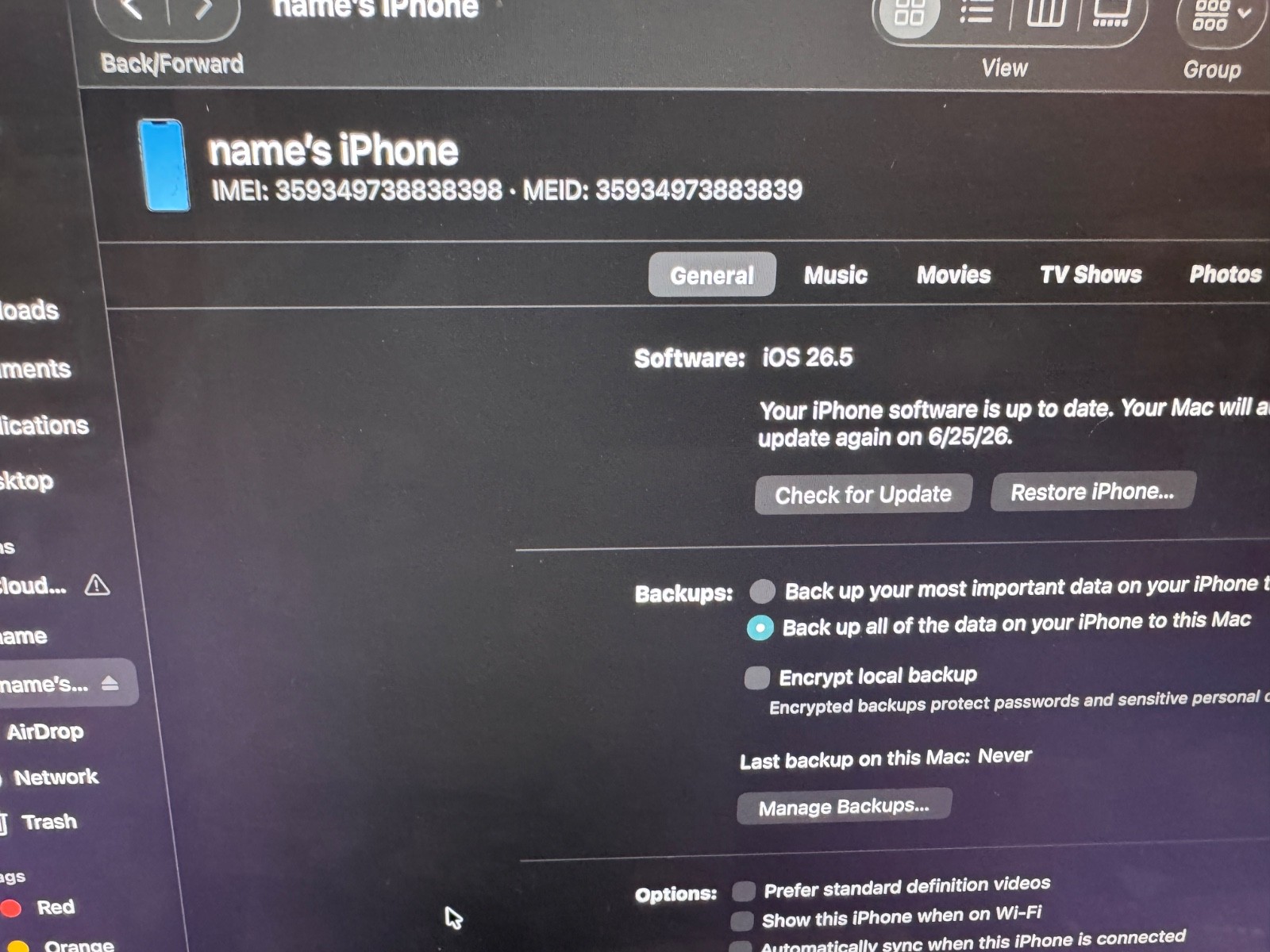 Apple iPhone 13 Pro 128GB Graphite A2483 Unlocked Cracked Screen LCD READ #10