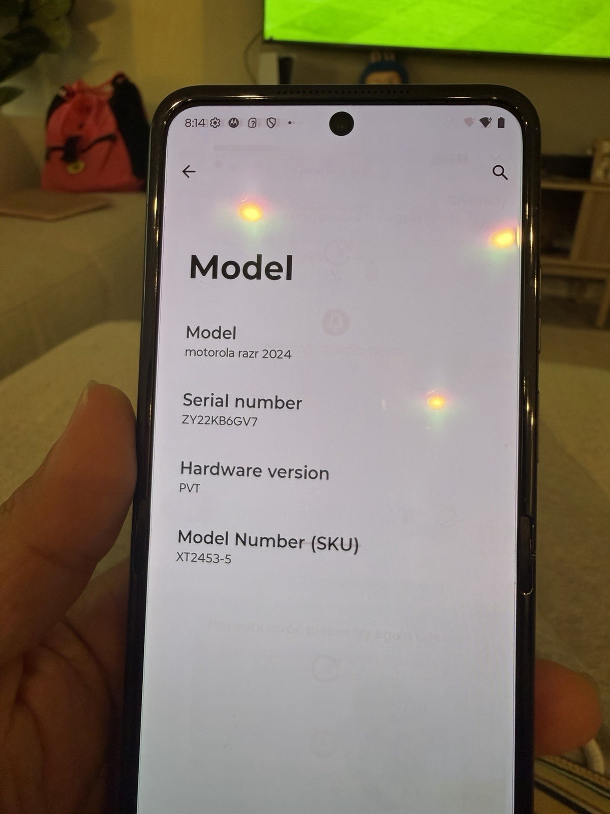 Motorola Moto Razr 2024 (XT2453) – 256GB 5G Koala Gray Unlocked