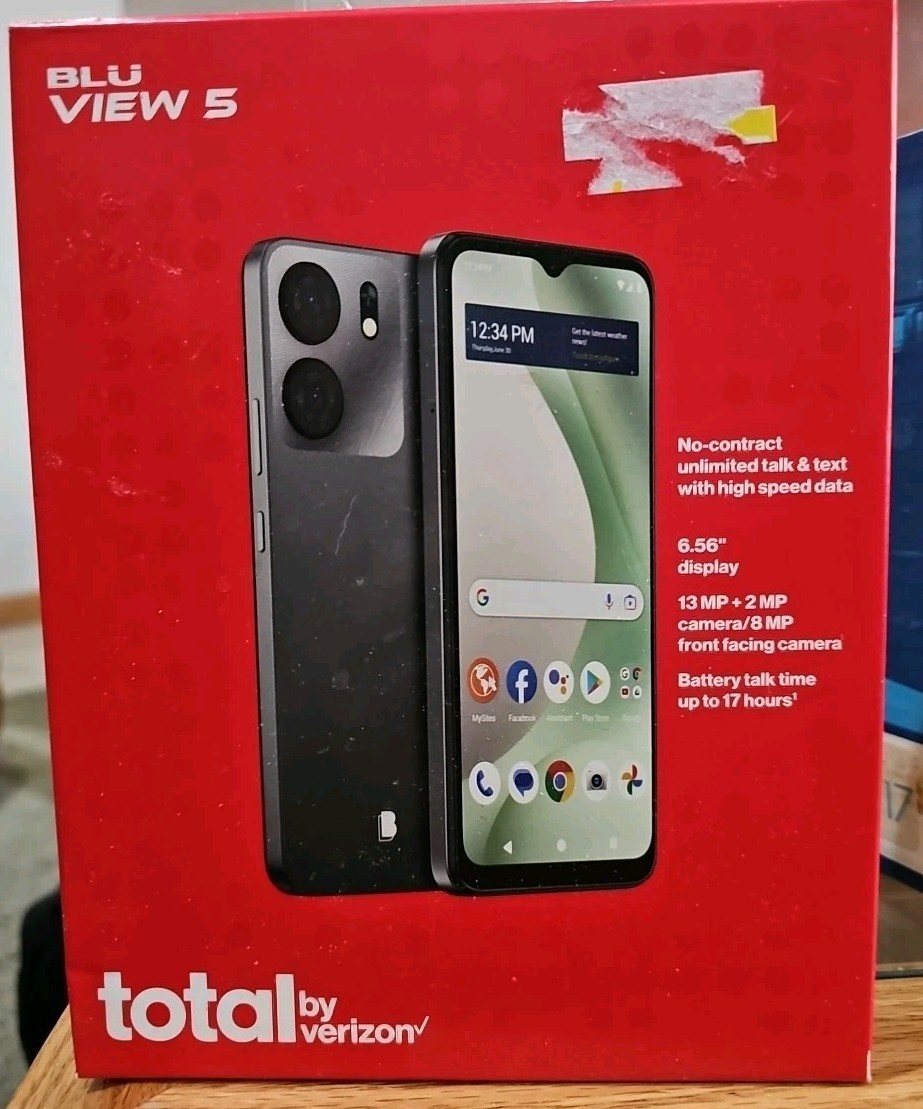 Total By Verizon BLU View 5 4G (64GB) 2.0 GHz Quad-core Processor