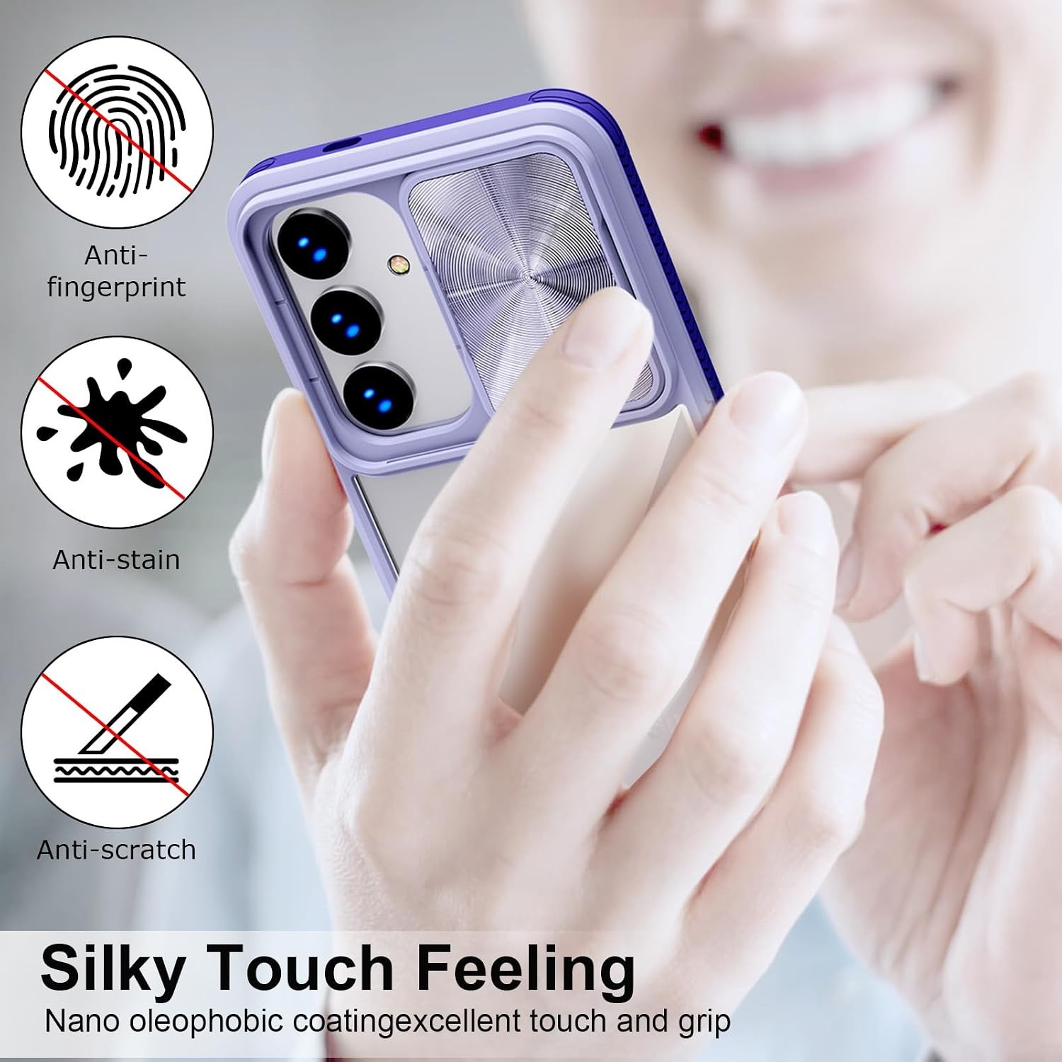6.8 inch Clear Slim Fit Shockproof Case for Samsung Galaxy S25 Ultra 5G
