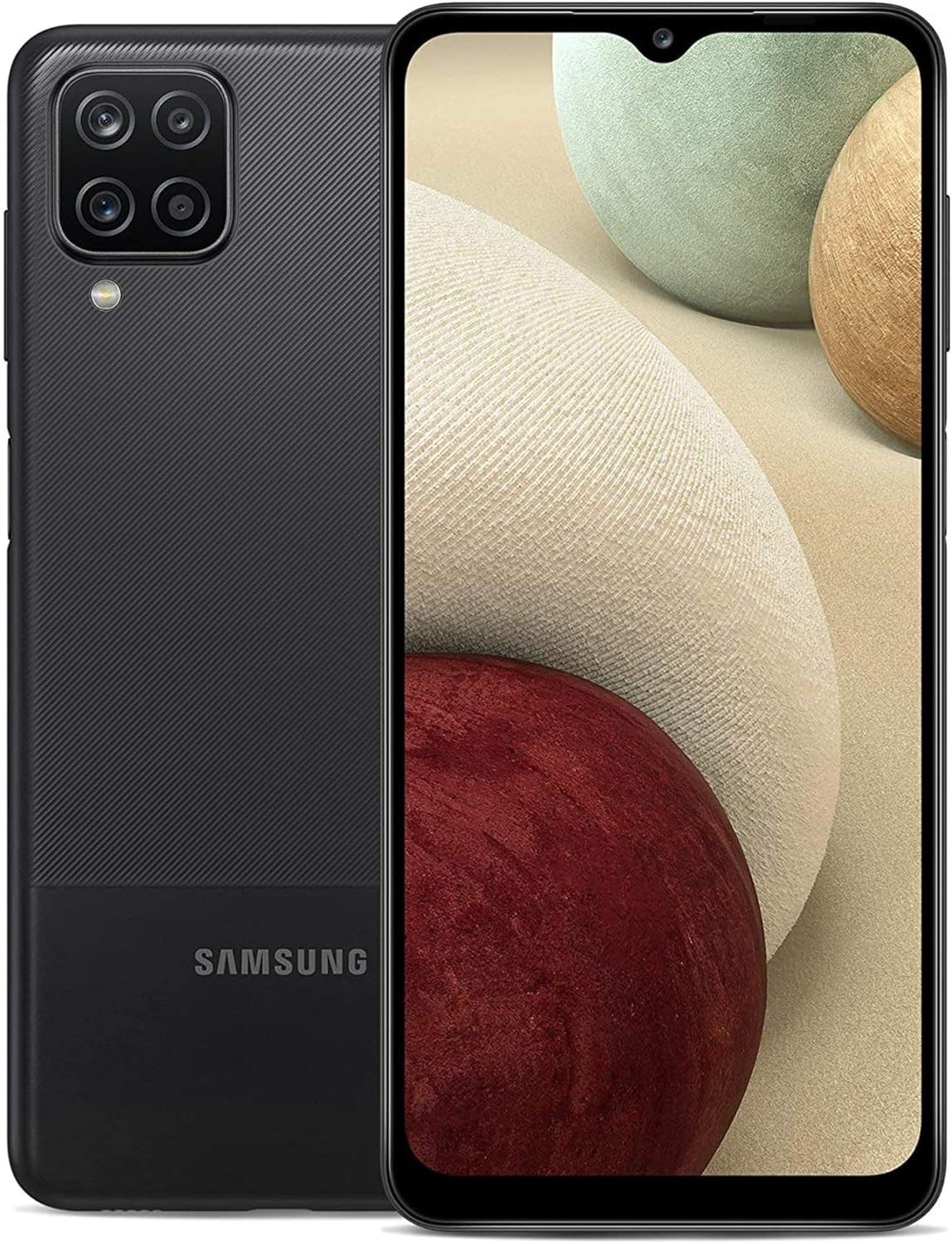 Samsung Galaxy A12 Dual 32GB Black SM-A125U Unlocked Very Good (CR)