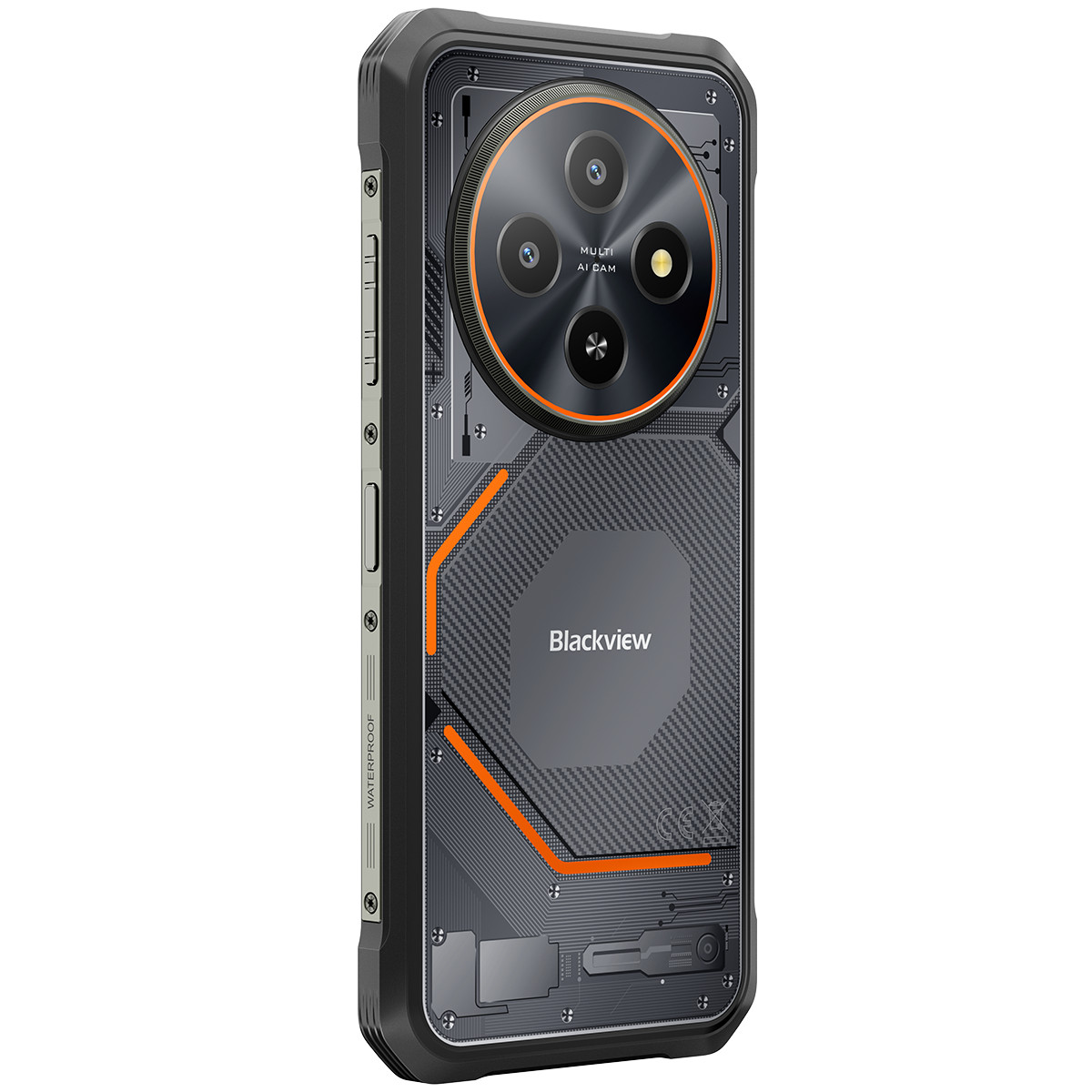 Blackview FORT 2 AI 4G Rugged Smartphone 24GB+128GB 6.56″ Android 15 5000mAh NFC