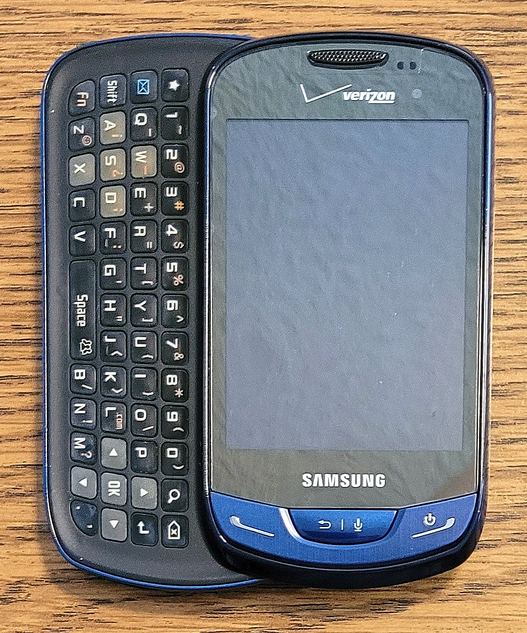 Samsung Brightside SCH-U380 – Black & Blue ( Verizon ) Slider Phone -Great Shape