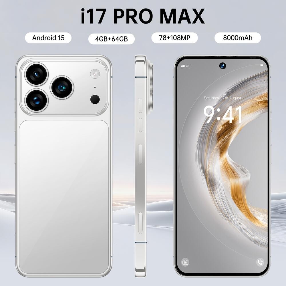 New Factory Unlocked I17 Ultra 5G Smartphone 7.3″ Android 15 Dual SIM Cell Phone