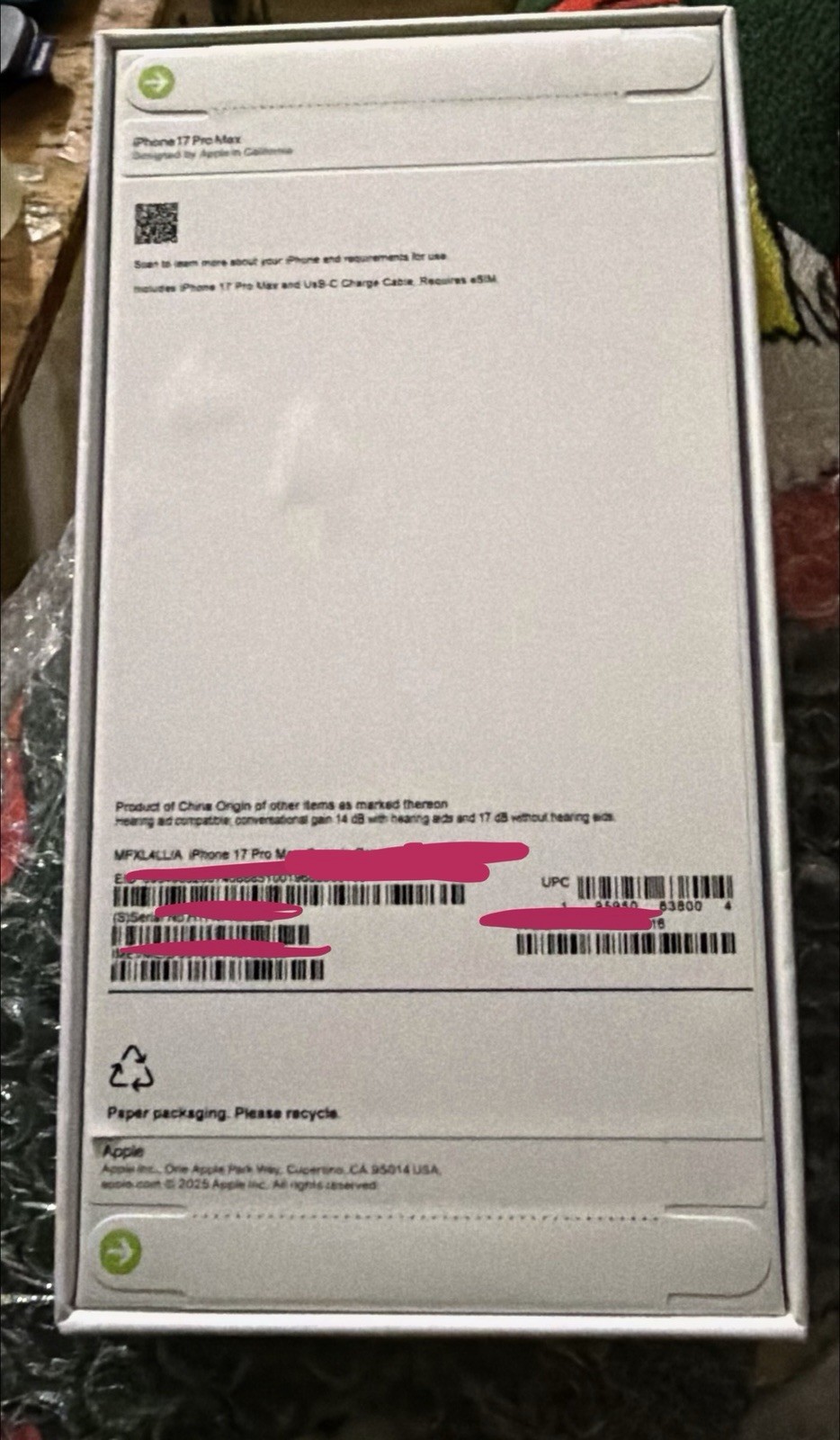 Apple iPhone 17 Pro Max | 256GB | Factory Unlocked | Cosmic Orange | *SEALED*
